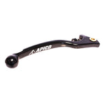 Apico Elite Forged Brake Lever Trials Braktec With Adjuster Black
