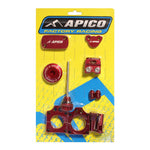 Apico Factory Bling Pack For Honda CRF450R 2017-2020, CRF450RX 2017-2020 Red