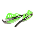 Apico Apico Enduro Hand Guards With Full Wrap Around Aluminium Frame Green