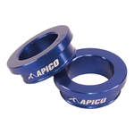 Apico Rear Wheel Spacers For TM EN/MX 125-530 2012-2020, EN/MX 125-530 2012-2020 Blue