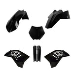Polisport Plastics Kit For KTM SX 125/250 & SXF 250/350/450 2007 Black
