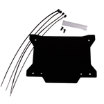 Apico Front Number Board Plastic With Window New X Shape Black
