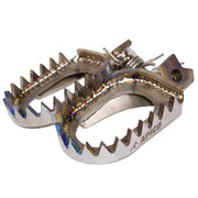 Apico Open Design Titanium Foot Pegs For Suzuki RMZ250 2010-2025, RMZ450 2010 & 2012-2025