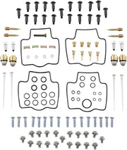 Parts Unlimited Carburettor Repair Kit For Kawasaki ZX-9 R 1998-1999 - Black Gold Silver