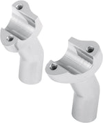 Drag Specialties Forged Aluminium Handlebar Riser 88.9 mm Rise - Chrome