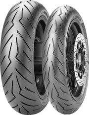Pirelli Diablo Rosso Scooter Rear Tyre Blackwall TL 66S 150 70-14"