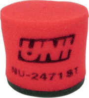 Uni Filter Air Filter For Suzuki LT 80 1988-2006 - Black/Red