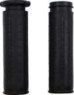 Avon Grips Old School Rubber Grips For Harley Davidson FLD 1690 2012-2013 Closed End Full Waffle - Black