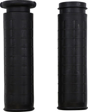 Avon Grips Old School Rubber Grips For Harley Davidson FLD 1690 2012-2013 Closed End Full Waffle - Black