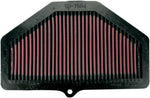 K&N High Flow Air Filter For Suzuki GSX-R 600 2004-2005 - Black Red