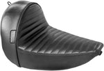 LE Pera Stubs Cafe Seat For Harley Davidson FLS 1690 2016-2017 Pleated - Black