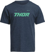 Thor Youth Brave T-Shirt - Navy/Petrol Blue