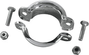 Drag Specialties Silencer Clamps For Harley Davidson FLHTC1340 1985-1986 - Chrome