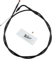 Barnett Stealth Series Throttle Idle Cable For Harley Davidson FLHR 1340 1996-1998 122 cm (48") - Black