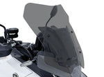 WRS Windscreen Intermedio Tracer 9 GT/GT+ For Yamaha MT-09 TR DXCS 2025 42.5 cm (16-3/4") - Dark Smoke