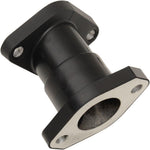 WSM Carburettor Intake Boot For Yamaha YFM350 ER 1987-1995 - Black/Silver