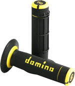 Domino Dually Off Road Grips - Black/Yellow