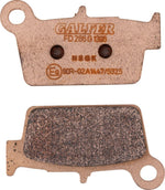 Galfer MX Pro Sintered Off Road Brake Pads For TM E 530 4T 2003 - Rear