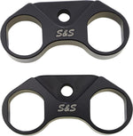 S&S Cycle Tappet Cuffs For Harley Davidson XL 1200 C 2006-2020 - Anodized Black