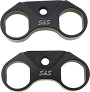 S&S Cycle Tappet Cuffs For Harley Davidson XL 1200 C 2006-2020 - Anodized Black