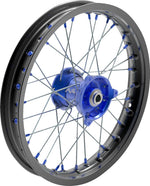 Kite Elite MX 21" Front Wheel - Sherco SEF 500 2019-2024 - Black/Blue Hub/Silver
