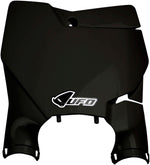 UFO Stadium Front Number Board With Fork Guards For KTM SX125 2016-2022 - Black