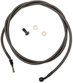 LA Choppers Midnight Braided Clutch Cable For Harley Davidson FLHR 1750 2017-2019 15" - 17" - Black