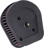 K&N High Flow Air Filter For Harley Davidson FLDE 1750 2018-2020 - Black Red