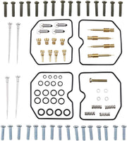 Parts Unlimited Carburettor Repair Kit For Kawasaki GPX 600 R 1988-1997 - Black Gold Silver