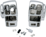 Drag Specialties Handlebar Switch Housing Kit For Harley Davidson FLHR 1340 1996-1998 - Chrome