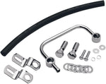Drag Specialties Crankcase Breather Kit For Harley Davidson XL 1200 C 1996-2020 - Black Chrome