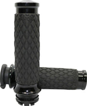 Avon Grips Diamond Contour Grips For Harley Davidson FLDE 1750 2018-2020 - Black