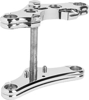 Accutronix 39 mm Wide Glide Triple Tree Conversion Kit For Harley Davidson FXD 1340 1995-1998 - Chrome