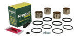 Frenkit Caliper Repair Kit With Piston For Kawasaki VN 1600 2005-2008 Front - Black/Silver