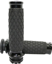 Avon Grips Contour Grips For Harley Davidson FLDE 1750 2018-2019 Diamond No Flange - Black