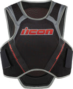 Icon Field Armor Softcore Vest - Black/Grey/Red