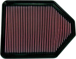 K&N High Flow Air Filter For Ducati GT 1000 2006-2010 - Black Red