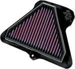 K&N High Flow Air Filter For Kawasaki ZX-10 R 1000 2011-2015 - Black Red