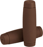 Biltwell Recoil Bar Closed End Grips - Chocolate