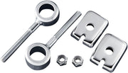 Drag Specialties Rear Axle Adjuster Assembly For Harley Davidson FL 1200 1973-1977 Rear - Chrome