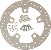 Drag Specialties Custom 11.5" Front Brake Discs For Harley Davidson FLHR 1450 2000-2003 - Chrome