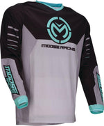 Moose Racing Qualifier Jersey - Black Grey Teal