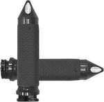 Avon Grips Vibration Dampening Memory Foam Grips For Harley Davidson FLD 1690 2012-2013 Small Spiked - Black