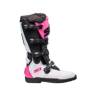 Sidi X-Power SC CE Boots White Black Pink