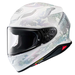 Shoei NXR2 Fearless TC-6 Full Face Motorcycle Helmet - White/Grey