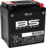 BS Battery SLA AGM Battery For Laverda 1200 1978-1979 - Black