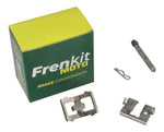 Frenkit Pad Clip Kit For BMW C 400 GT ABS 2019-2020 Rear - Stainless Steel