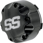ITP Replacement SS112 Wheel Centre Cap For Kawasaki KVF650 4X4 2005-2012 - Black/Silver