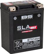 BS Battery SLA Max AGM Battery For Arctic Cat Textron 366 4X4 - Black