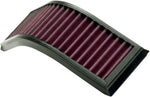 K&N High Flow Air Filter For Kawasaki ZX-10 R 1000 2004-2007 - Black Red